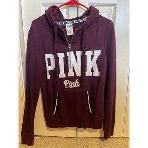 Victoria's Secret PINK half zip hoodie